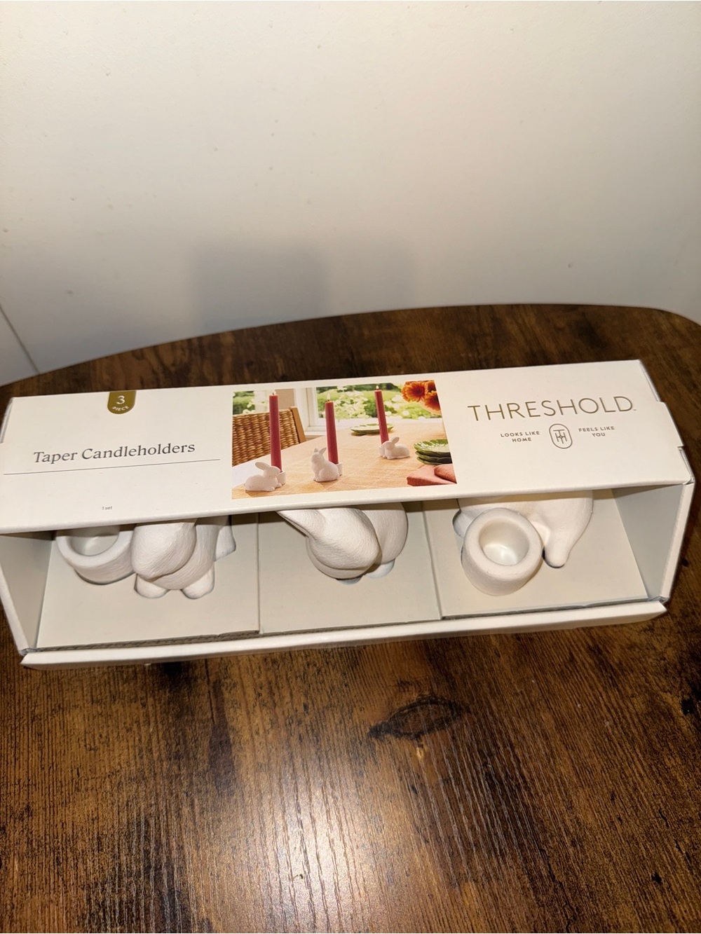 Target Threshold Taper bunny candle holder - Picture 2 of 3